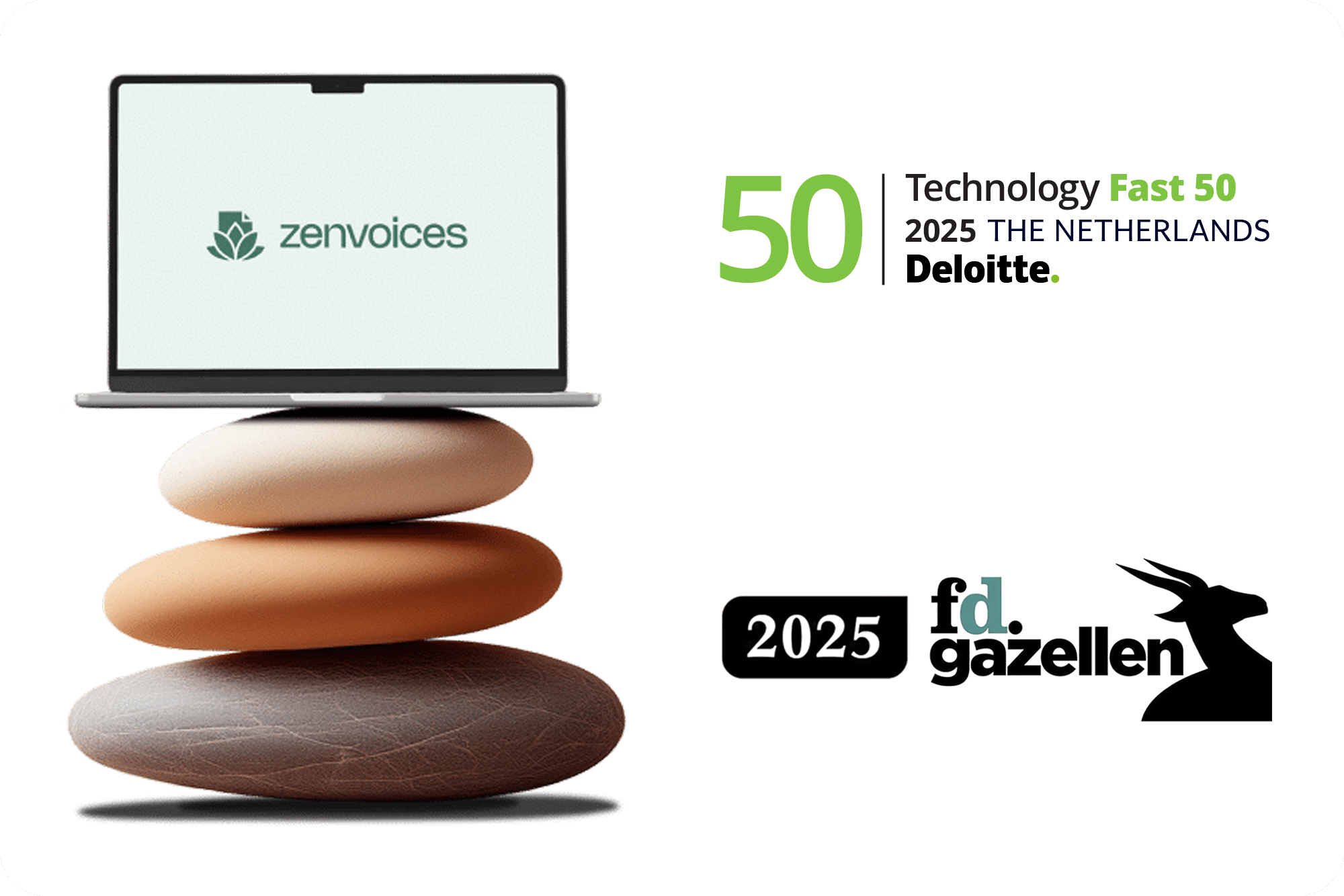 Zenvoices awards Delotte fast 50 en FD gazellen 2025